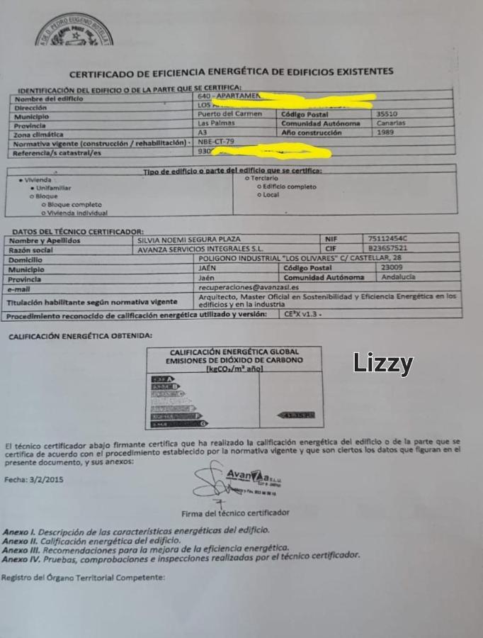 Vivienda Vacacional Lizzy Puerto del Carmen  Kültér fotó